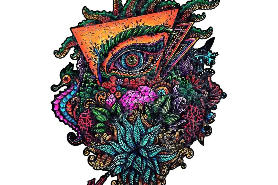 Wooden Jigsaw Puzzle-ALMIGHTY EYE