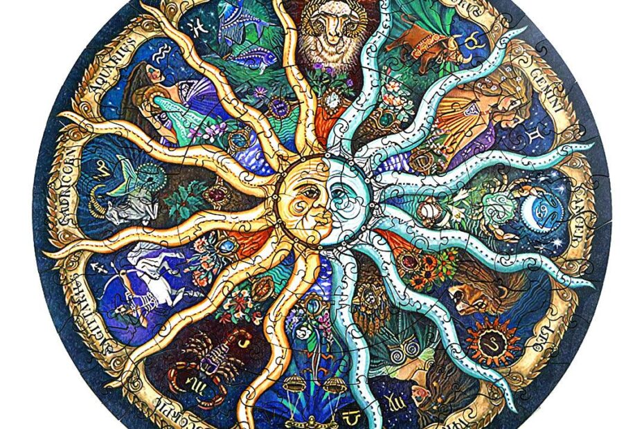 Wooden Jigsaw Puzzle-ZODIAC HOROSCOPE