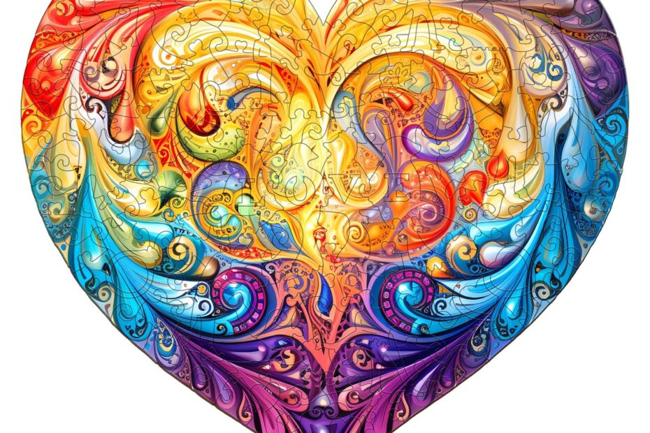 Wooden Jigsaw Puzzle-Sweet Heart