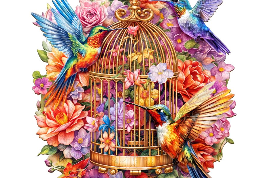 Wooden Jigsaw Puzzle – Garden Symphony