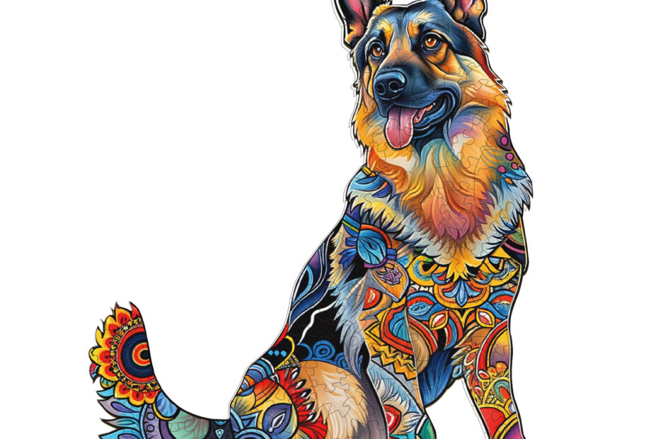 Wooden Jigsaw Puzzle – Handsome German Shepherd