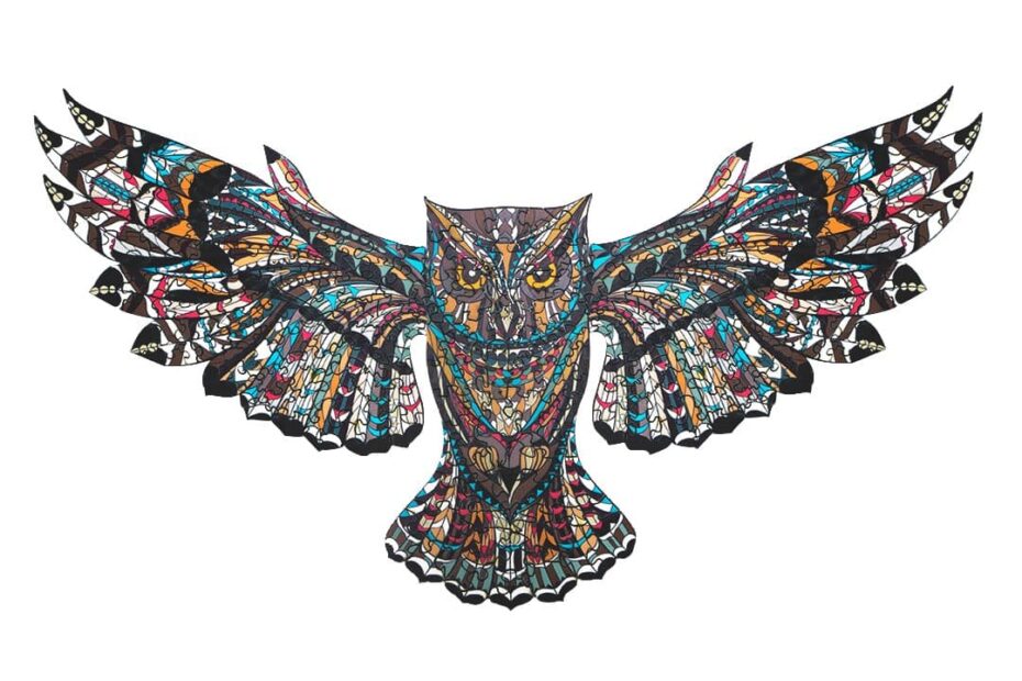 Wooden Jigsaw Puzzle-WISE OWL