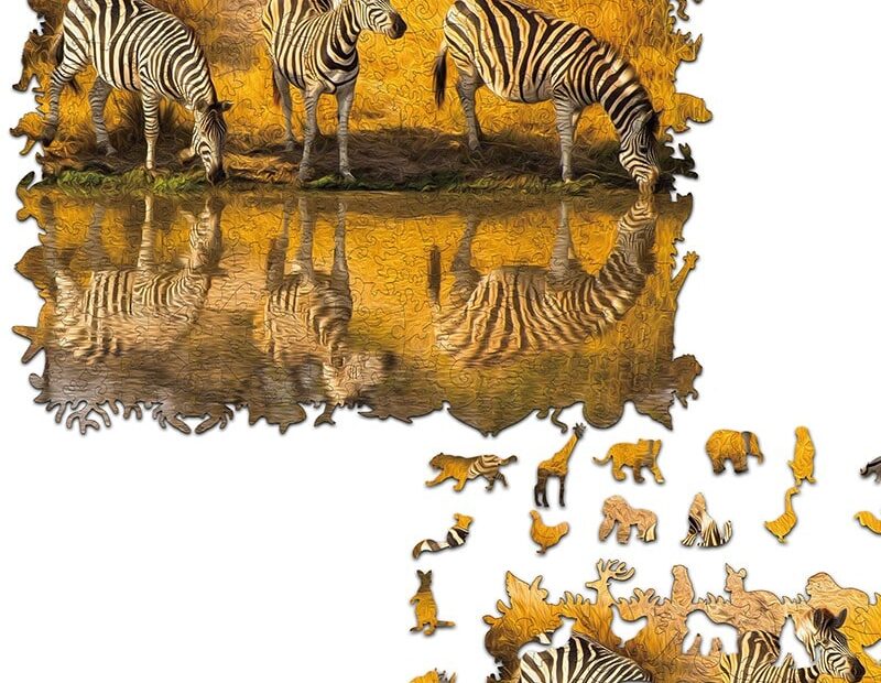 Wooden Jigsaw Puzzle- ZEBRA