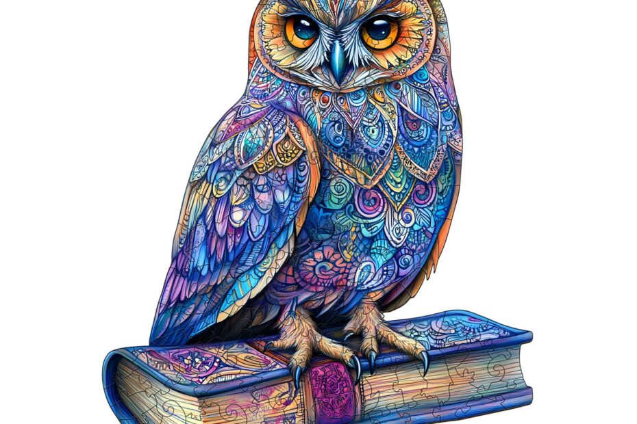 Wooden Jigsaw Puzzle – Elegant Owl