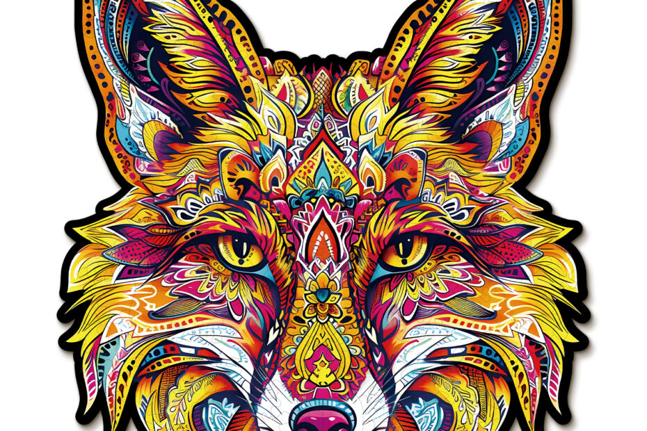 Wooden Jigsaw Puzzle – Fiery Fox