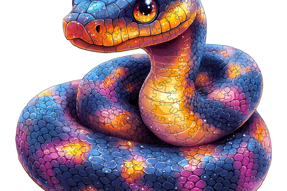 Wooden Jigsaw Puzzle – snake