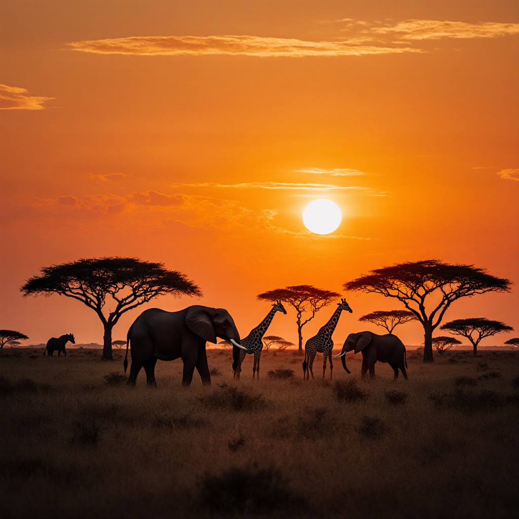 The Majesty of the Savanna in a Puzzle